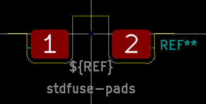 PCB leg footprint