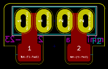 PCB for mini fuse holder