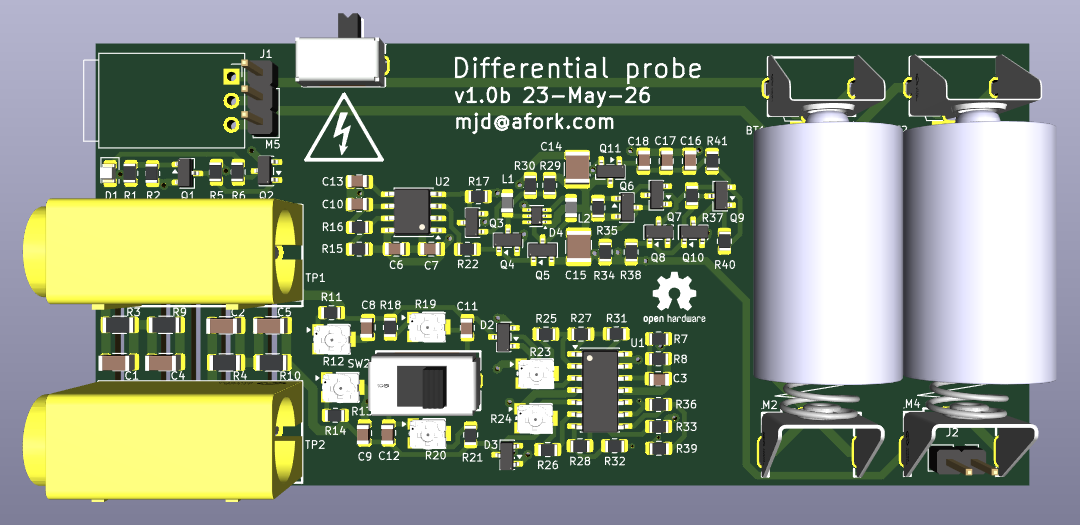 Top side of board
